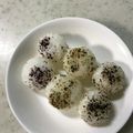 Ruriluru's cooksnap of when they made 3色(食？)、フリフリおにぎりボール！.