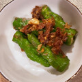 Okecchan's cooksnap of when they made 箸が止まらない焦がし醤油のおかかししとう.