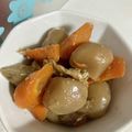 Rubro's cooksnap of when they made 味付き玉こんにゃくとにんじんの煮物.