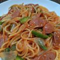 vivian1225's cooksnap of when they made レンチンパスタ②ナポリタン(身内専用).