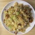 クック目覚め夫's cooksnap of when they made 焼き鳥残りで♪卵を生かしたアレンジ炒飯♪.