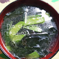 ひトみ's cooksnap of when they made 和洋中どれでも♪絹さやとわかめのスープ.