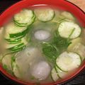 クック91TYEN☆'s cooksnap of when they made 簡単！！きゅうりの冷たい味噌汁.