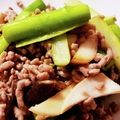 Ｍぱん's cooksnap of when they made アスパラとひき肉の中華炒め.
