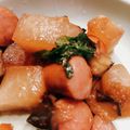 えびしお＠修行中's cooksnap of when they made 大根とウインナーの大葉ポン酢炒め.
