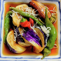 ルチアーノ★★★'s cooksnap of when they made 色鮮やかに♪ししとうとナスの揚げびたし.