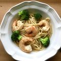 pali's cooksnap of when they made 有頭エビとブロッコリーのオイルパスタ.