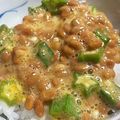 バンビーノ☆'s cooksnap of when they made ご飯のお供に☆オクラ納豆♪.
