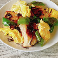 さくらん餅's cooksnap of when they made 鶏むね肉と玉子の塩こんぶ炒め.