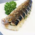 クックUR9L2V☆'s cooksnap of when they made 塩さば照り焼きの押し寿司.
