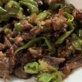 MULA's cooksnap of when they made 台湾家庭料理♪ピーマン＆牛肉の炒めもの♪.
