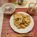 ☆ゆなふみ☆'s cooksnap of when they made タケノコと油揚げの煮物.