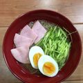 ☆ゆなふみ☆'s cooksnap of when they made ひやむぎで、ひんやり冷麺風.