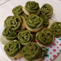 ゆいくまコ's cooksnap of when they made マクロビ☆抹茶くりマフィン.