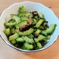 Pappyko's cooksnap of when they made やみつき♡ゴーヤの梅塩昆布のサラダ.