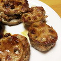 ellie21's cooksnap of when they made 蓮根の肉詰め照り焼き風.