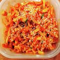 クックX0RJC5☆'s cooksnap of when they made 韓国の干し大根の和え物（무말랭이무침）　.