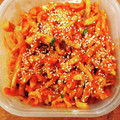 クックX0RJC5☆'s cooksnap of when they made 韓国の干し大根の和え物（무말랭이무침）　.