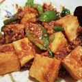 ５６５６３'s cooksnap of when they made 厚揚げとピーマンの豚ひき肉炒め.