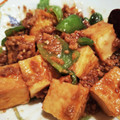 ５６５６３'s cooksnap of when they made 厚揚げとピーマンの豚ひき肉炒め.