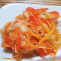 ポニーリボン's cooksnap of when they made ☆ﾊﾟﾌﾟﾘｶと人参のｻﾗﾀﾞ☆.