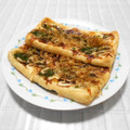 ＠迷子＠'s cooksnap of when they made サクッとろ～り！油揚げピザ（お好み焼き）.