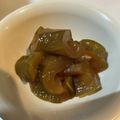 もももすけ＋'s cooksnap of when they made お化けきゅうりの煮物～主人大好物♡.