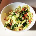 あまね's cooksnap of when they made 白ゴーヤde梅しそ和え♪.