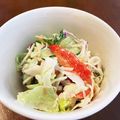 のえもゆ's cooksnap of when they made きゅうりとカニカマのレタスサラダ.