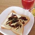 ﾋﾟﾛﾐ♡'s cooksnap of when they made 朝！きのこ惣菜deマヨチーズトースト.