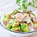 Satoco❋'s cooksnap of when they made アボカドと豚肉の簡単カフェ風♡丼.