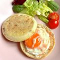 悠LOVE航's cooksnap of when they made ＊簡単＊エッグマフィン＊.