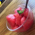 すいか@10歳's cooksnap of when they made 密封袋でスイカのシャリシャリシャーベット.