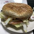 ☆ayami☆26's cooksnap of when they made コストコのベーグルで☆ベーグルサンド.