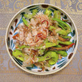 コムギ大好き's cooksnap of when they made ごま油香る♪万願寺とうがらしのおかか醤油.