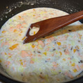 たかやんぁ's cooksnap of when they made 離乳食完了期☆白菜と鮭のクリーム煮.