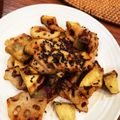 MaddyLilly's cooksnap of when they made レンコンとさつまいもの甘辛照りバター炒め.