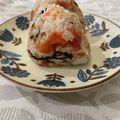 Faiza's cooksnap of when they made ☆梅と塩昆布のおにぎり☆.
