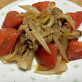 Susie845's cooksnap of when they made 簡単☆豚肉玉ねぎトマトの炒め物.