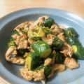 黒ごまこっぺ's cooksnap of when they made ＊豚こまと蛇腹きゅうりの味噌辛炒め＊.