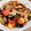 ミアンミアン's cooksnap of when they made 豚こま・なす・トマトの簡単炒め物.