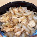ママメイン！時々子供's cooksnap of when they made 玉ねぎと鶏むね肉のさっぱり生姜焼き.