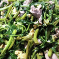 しろたんj's cooksnap of when they made 空芯菜と豚肉のオイスターソース炒め.
