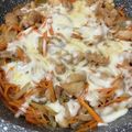 サファリファンタジー's cooksnap of when they made 簡単ささみと白菜のチーズタッカルビ♪.