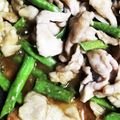 yikar1's cooksnap of when they made 10分で！豚こまとインゲンの照り焼き♪.