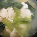 手抜きクック's cooksnap of when they made 小松菜と豆腐のスープ.