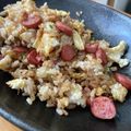 ☆ayumikan☆'s cooksnap of when they made 焦がし醤油のクミンバターコーン焼き飯.