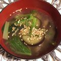 tikariri's cooksnap of when they made ナスとほうれん草のお味噌汁.