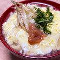 Nya6nya6's cooksnap of when they made 白だしふわとろ梅卵☆豆腐あんかけみょうが.