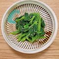 コムギ大好き's cooksnap of when they made つるむらさきのナムル.